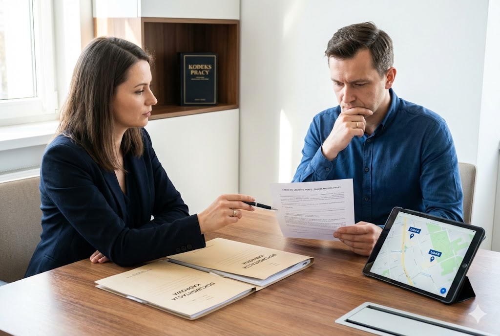 Na jakiej podstawie prawnej można oddelegować pracownika do innego lokalu?
